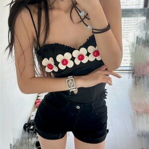 shushu tong bodysuit xs size black